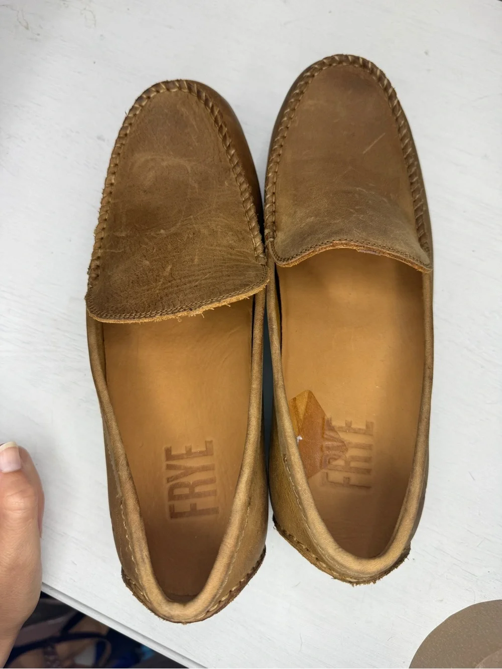Men’s FRYE Lewis Venetian Loafers Sz 9